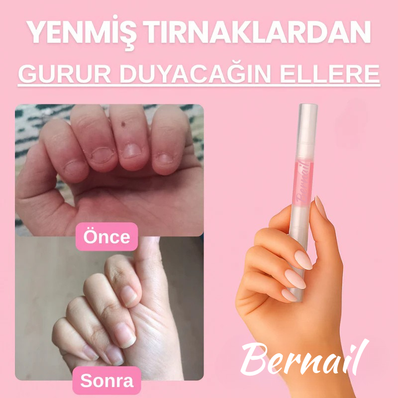 BerNail™ | Uzatıcı & Güçlendirici Bakım Yağı